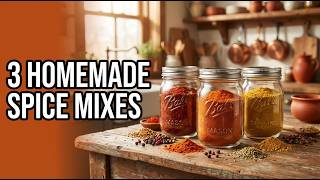 Homemade Taco Seasoning, Chili Seasoning & Chicken Seasoning from Scratch
