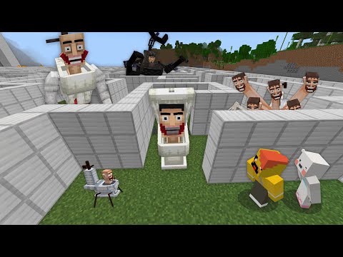 스키비디 토일렛의 미로에 갇혔다! [괴물미로] Escape from prison in the Skibidi toilet labyrinth