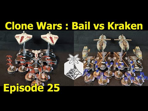 Star Wars Armada Episode 25 Clone Wars Bail vs Kraken