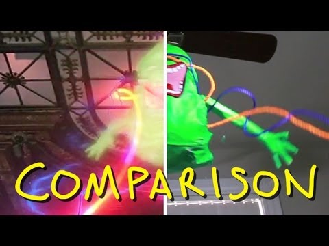 Ghostbusters Trap Slimer - Homemade (Comparison)