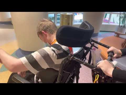 Samuel had lunch & heading home from Rainbow Babies in...