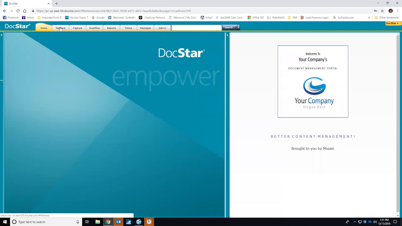 Docstar Contract Mgt Demo