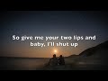 Greyson Chance - shut up (Lyrics)