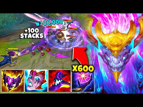 When Aurelion Sol gets PERFECT Farm for 30 minutes straight (600 STACKS ULT = ONE SHOT)