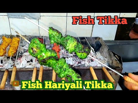 Fish Hariyali Tikka Recipe / Fish Hariyali Recipe / BBQ Fish Hariyali / Tandoori Fish Tikka Recipe