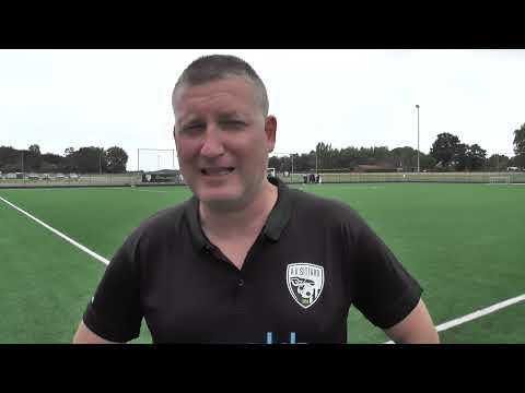 VV Sittard - R.K.S.V. Braakhuizen. Gesprek trainer VV Sittard Arno van Veen. (19 juni 2022)