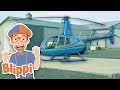 Blippi Blippi Flies In A Helicopter Educational Videos For Toddlers Cars For Children