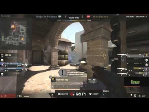 Dignitas vs NiP [de_inferno] - CS:GO Gfinity 3 2014