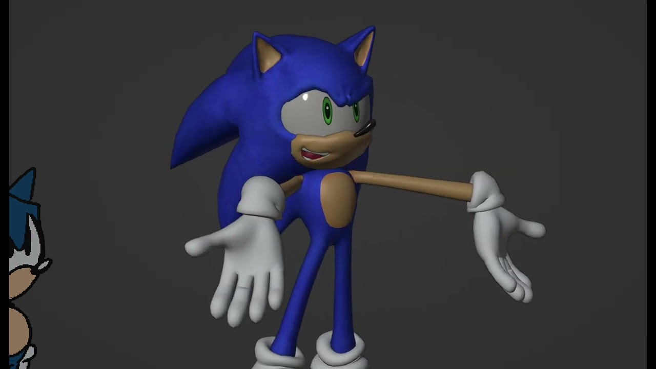 Sonic Generations Blender Animation test