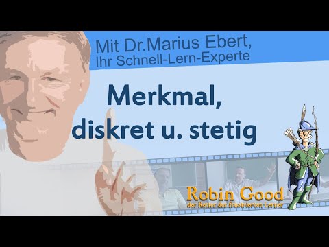 Merkmal, diskret u. stetig