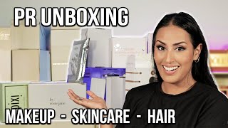 WANT PR? SURPRISE UNBOXING! | NEW MAKEUP, SKINCARE & HAIR