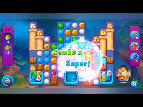 фишдом 2022 # 10591 уровень - прохождение без бустеров # Fishdom,  10591  level - no Boosters.