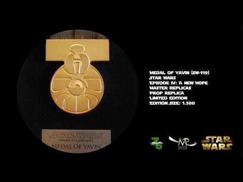 [Master Replicas] Star Wars Medal Of Yavin Limited Edition SW-119 ANH Prop Replica #shorts #ff