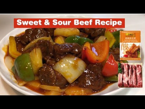 Sweet & Sour Beef Recipe | Cooking Maid Hongkong