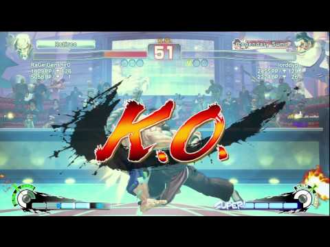 SSF4-AE: RaGe Genshir0 [Gen] VS lorddvd [Honda]