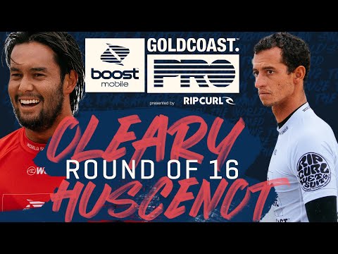 Connor O'Leary vs Maxime Huscenot | Boost Mobile Gold Coast Pro - Round of 16 Heat Replay