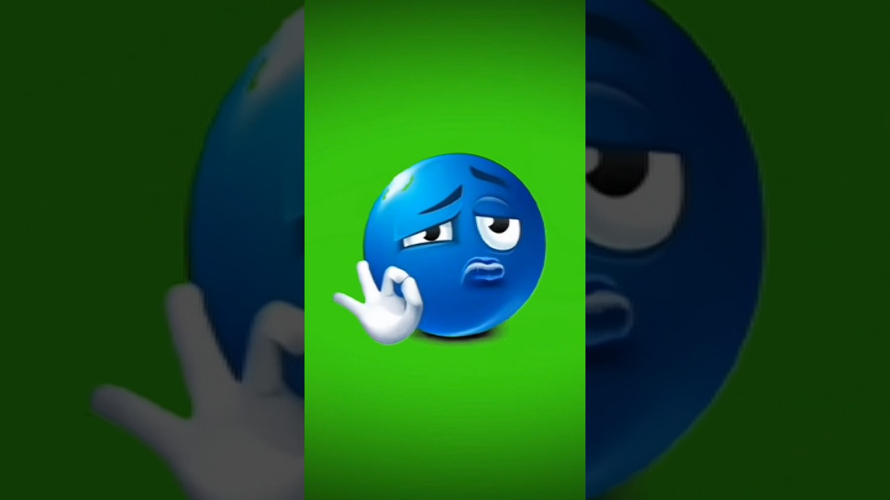 Green Screen New Blue Emoji With Wah ! Wah ! 🤣Navi tv | #shorts #blueemoji