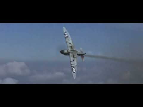 Battle of Britain (1969) Spitfire tracking shot