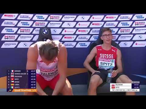 Men's 400m SEMI-FINALS Heats 1&2 | European Athletics Championship 2022 | Munich 2022 | 16th Aug |