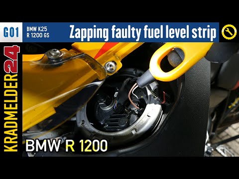 Fixing faulty fuel level strip on BMW R 1200 (air cooled) 🔧 Kradmelder24 Garage