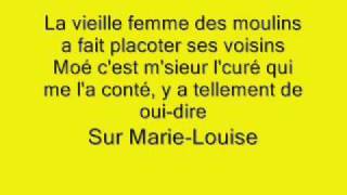 Marie-Louise Zébulon avec paroles