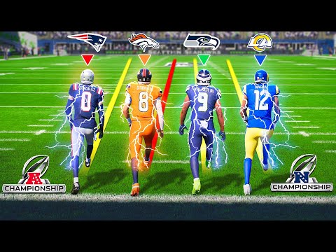 I had the AFC and NFC Championship Games Build My Madden Team!