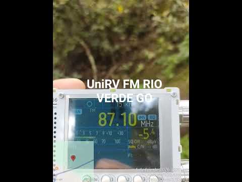 RÁDIO UniRV FM 87,1 MHz  RIO VERDE GO / ESCUTA EM SÃO SEBASTIÃO DO PARAÍSO MG / DISTÂNCIA 682 KM