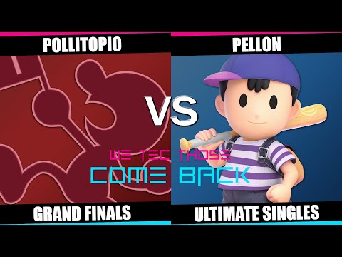 We Tec Those: Comeback Grand Finals - Pollitopio(Game & Watch) Vs Pellon(Ness) Smash Ultimate - SSBU