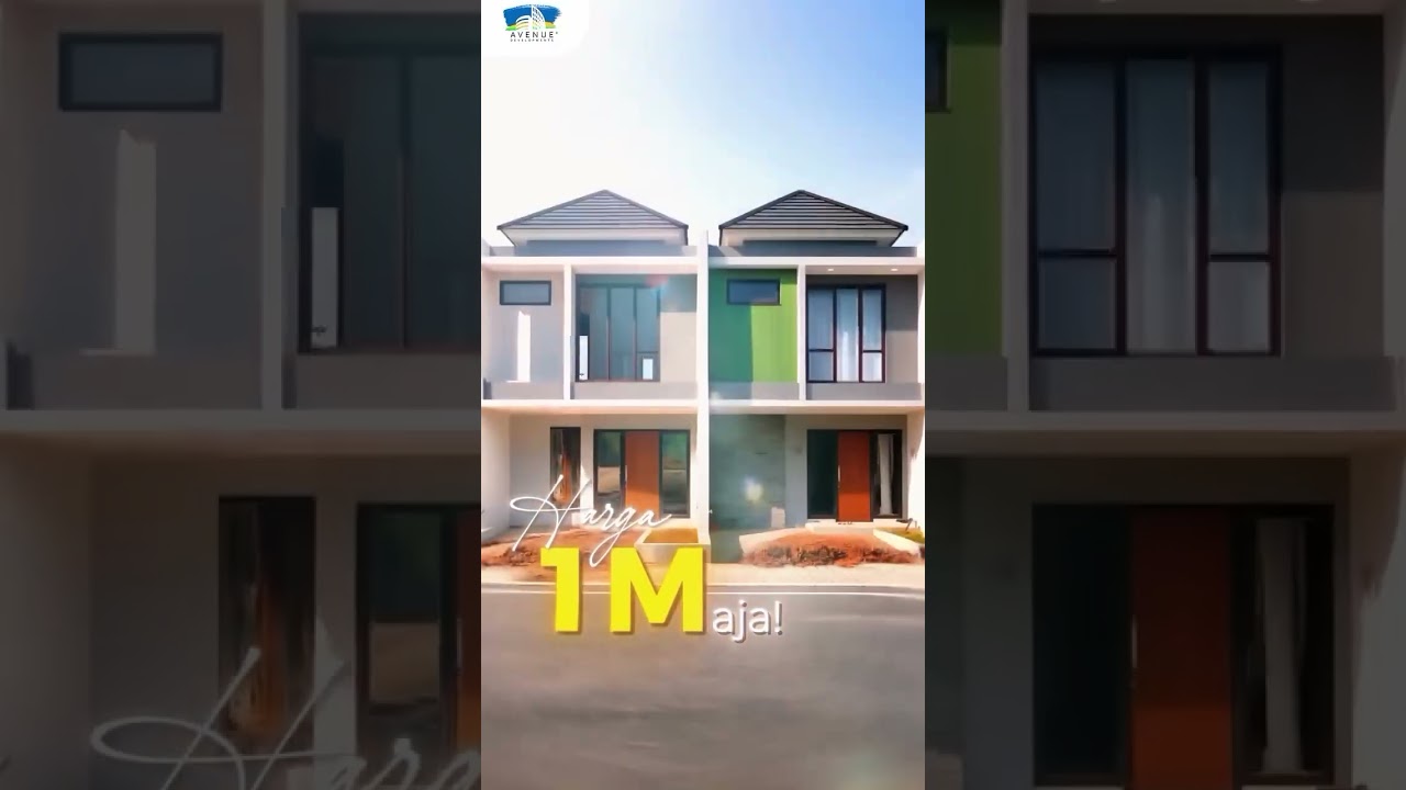 Dijual Rumah 2 Lantai bisa KPR Cicilan 6Jutaan Dekat Tol