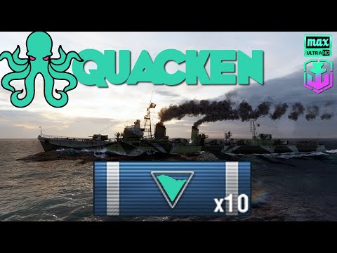 Shimakaze unleashes the Quacken!! World of Warships Replays