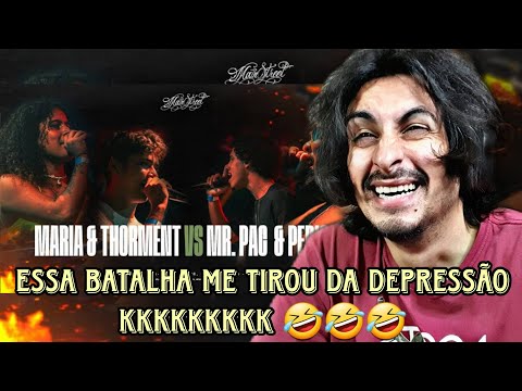 SÓ POTARIA!!! MARIA & THORMENT VS MR PAC & PERIGO | 1 FASE | Batalha do Tanque | RJ #batalhaderima