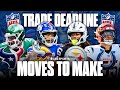 5 Trades That SHOULD Happen Before The NFL Trade Deadline TUESDAY Russell Wilson To The Vikings