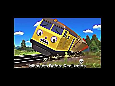 This explains why there are derailments in cartoon train movies 💀☠️