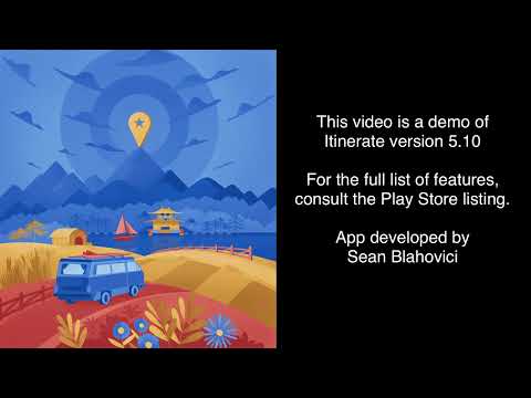 Itinerate - Travel planner Video