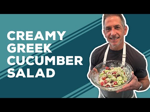 Love & Best Dishes: Creamy Greek Cucumber Salad Recipe | Easy Summer Side Dish Ideas