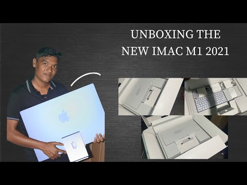 Unboxing The New Apple Purple iMac M1 2021