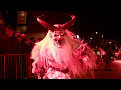 KRAMPUS NIGHT SHOW - Part 2 - Pozza di Fassa | Cinematic 4K