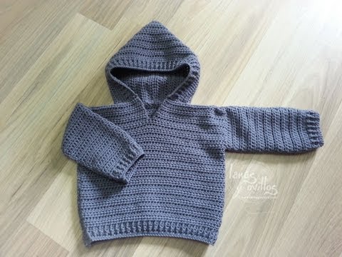 Tutorial: jersey fácil a crochet o ganchillo