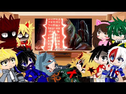 MHA&GAROU 『DOOM ETERNAL RAP/JT MUSIC』 REACT TO GACHA