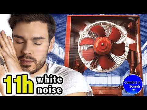Industrial Fan Sounds for sleeping, relaxing, studying | White Noise, Fall Asleep Instantly