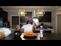 SEAFOOD MUKBANG I GOT THROWN INTO A GLASS TABLE
