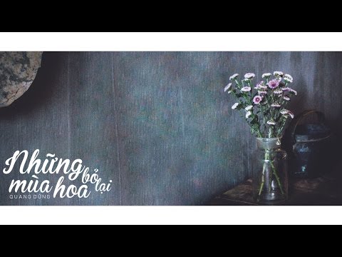 Những mùa hoa bỏ lại Sheet - Quang Dũng