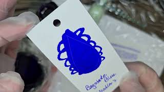 Baystate Blue Ink Review Noodler's Fountain Pen Ink (right side up)