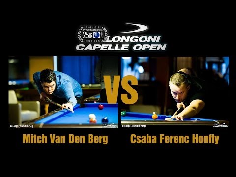 10 BALL 2014 - Longoni Capelle Open - Mitch Van Den Berg Vs Csaba Ferenc Honffy
