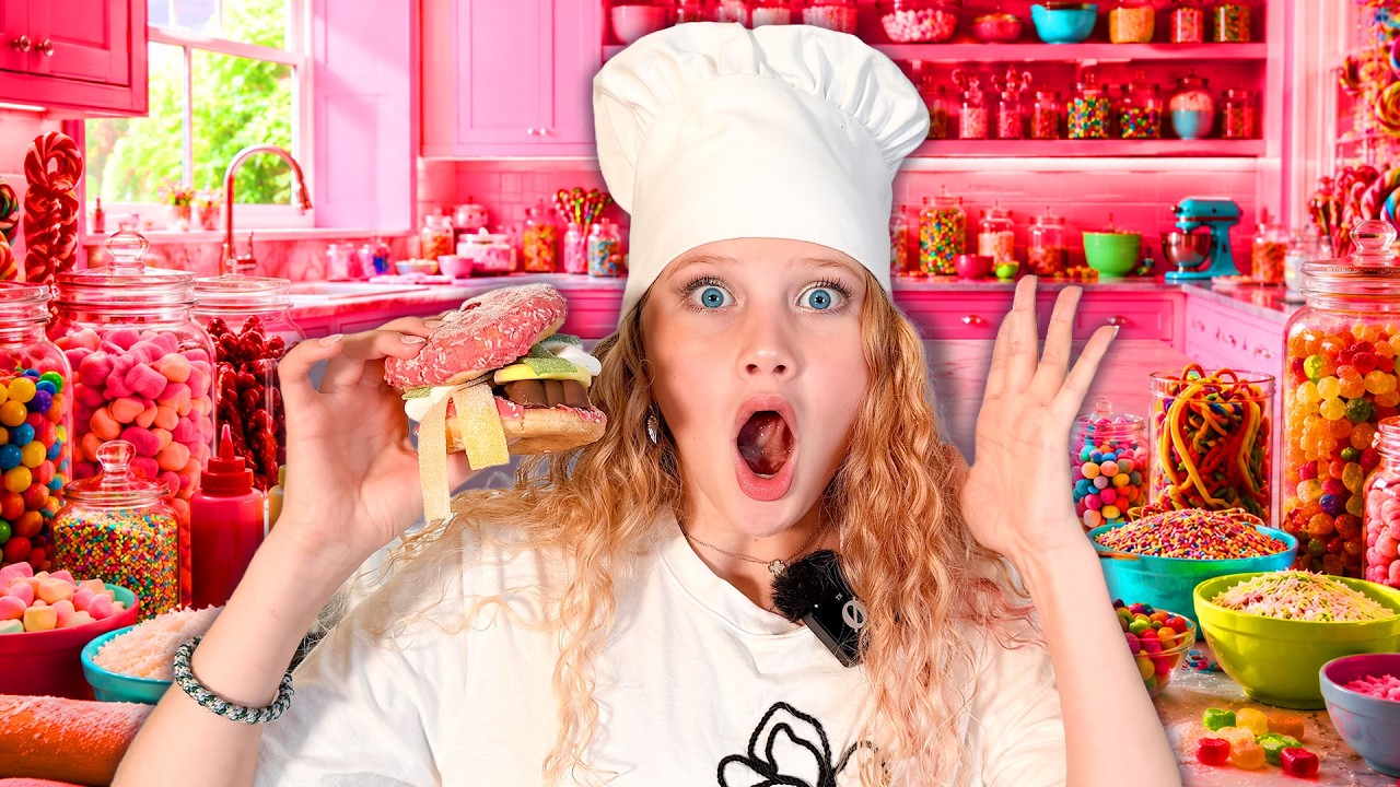 🍔🍬 Bakar Världens Godaste Godishamburgare – Mystery Bags Bestämmer! 😱✨