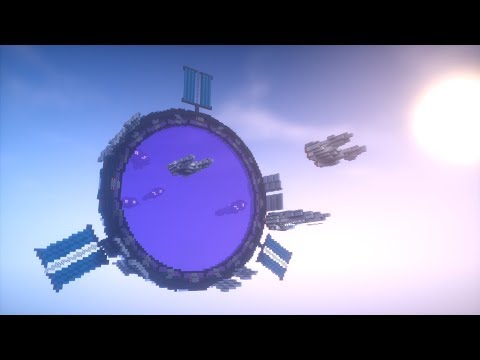 EPIC Minecraft Timelapse: SPACE Nether Portal!! 🔥