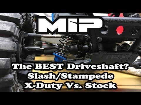 MIP X Duty Review-CVD Driveshaft Install And Comparison Traxxas Slash & Stampede