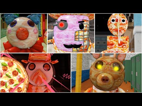 ROBLOX PIGGY NEW PIZZA JUMPSCARES - Roblox Piggy Book 2 rp