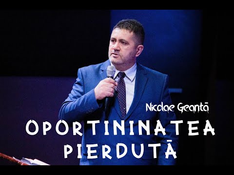 Nicolae Geantă - Oportunități pierdute!