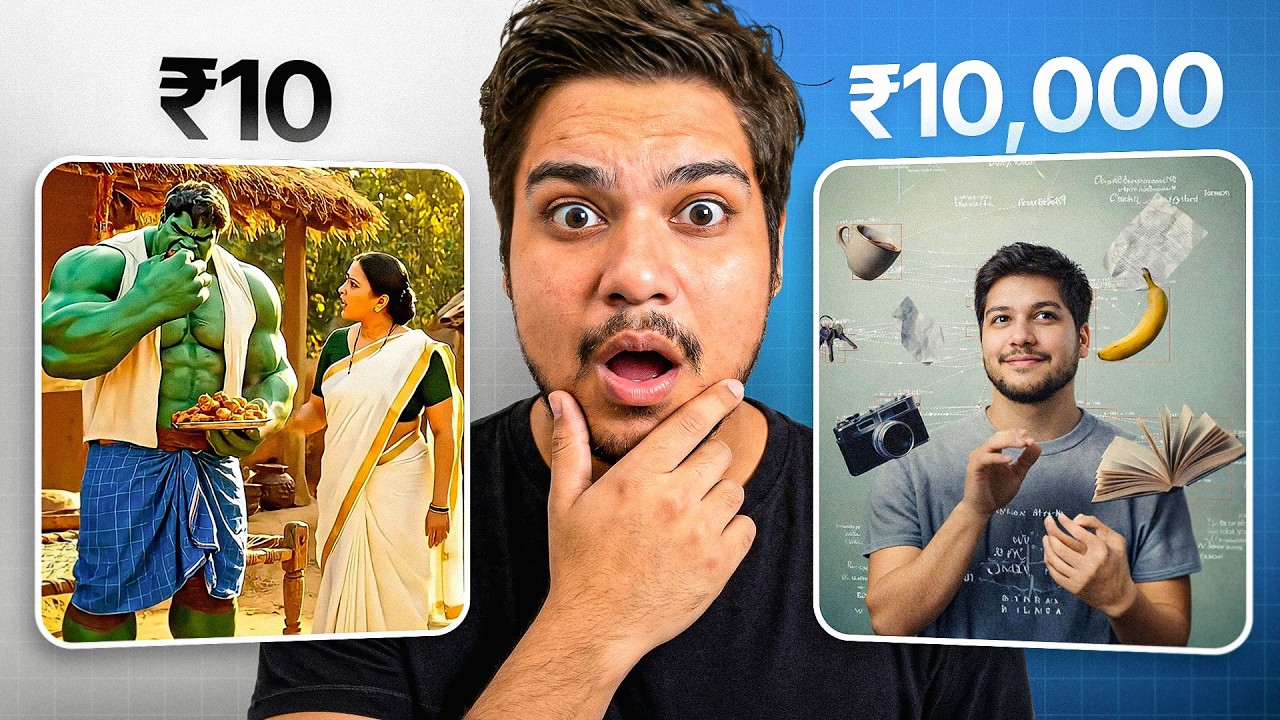 How ₹10 vs ₹10000+ AI Video Look Like This! (AI Storyteller).